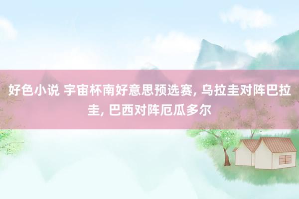 好色小说 宇宙杯南好意思预选赛， 乌拉圭对阵巴拉圭， 巴西对阵厄瓜多尔